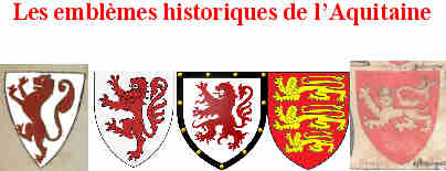 Les emblemes historiques de l'Aquitaine